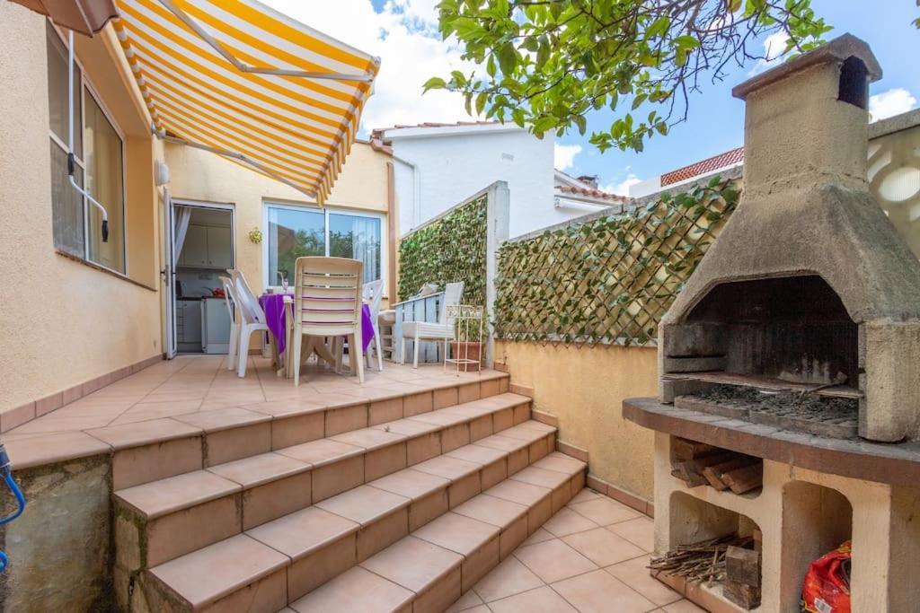 S46-Casa De Vacaciones Climatizada Con Piscina, En El Centro Junto Al Mar, Barbacoa Y Wiifi Емпуриабрава Екстериор снимка